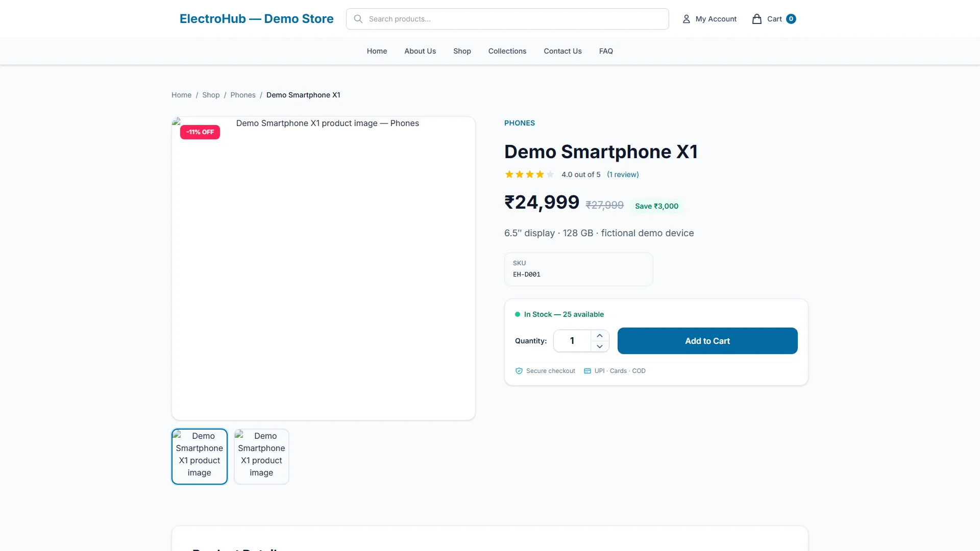 ElectroHub product preview