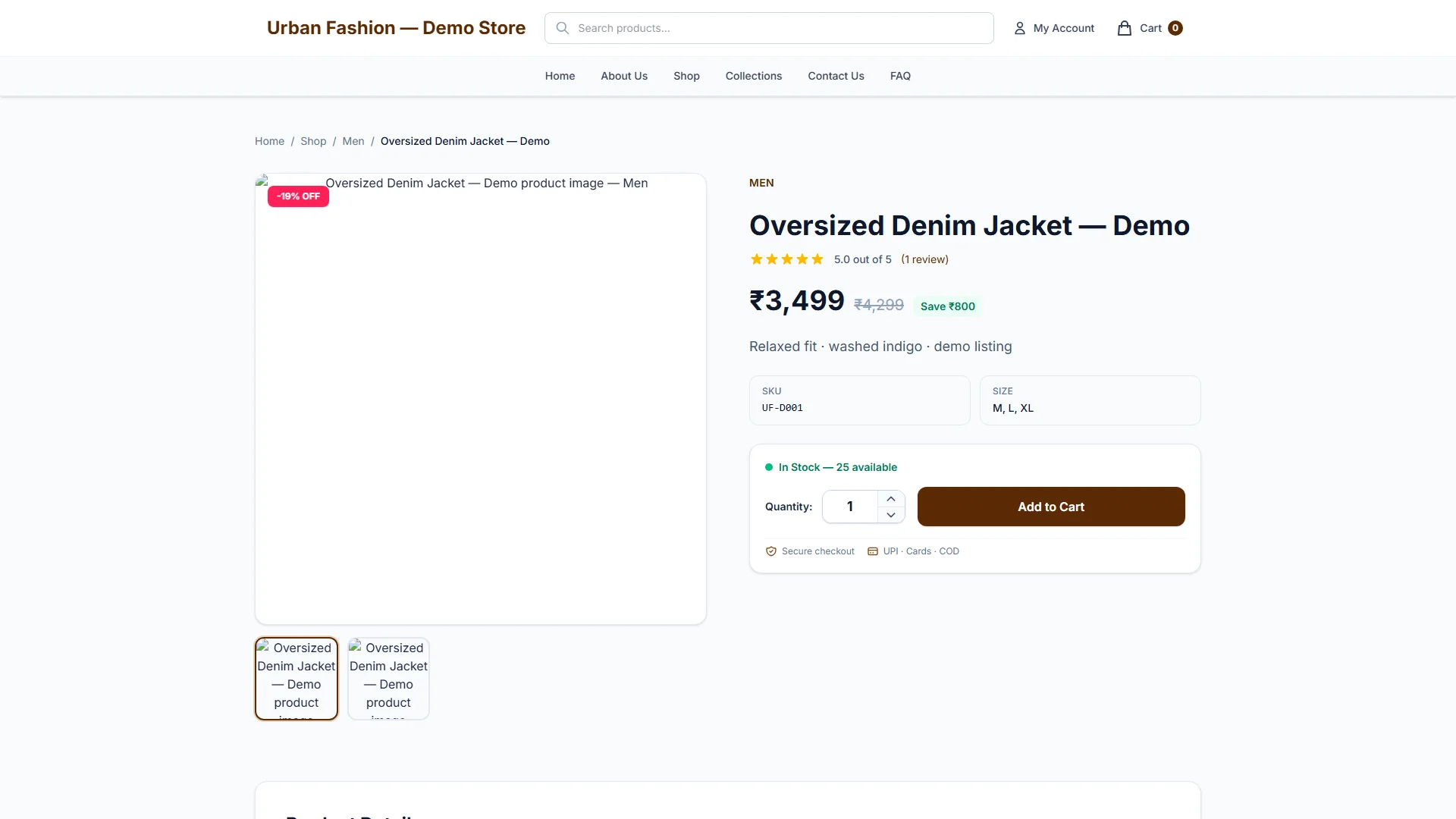 Urban Fashion product preview
