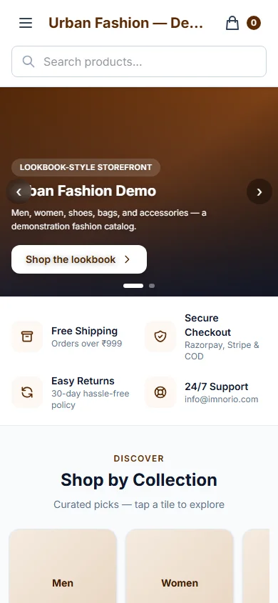 Urban Fashion mobile preview