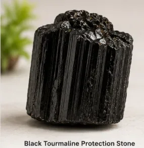 Black Tourmaline Protection Stone — Healing Crystals