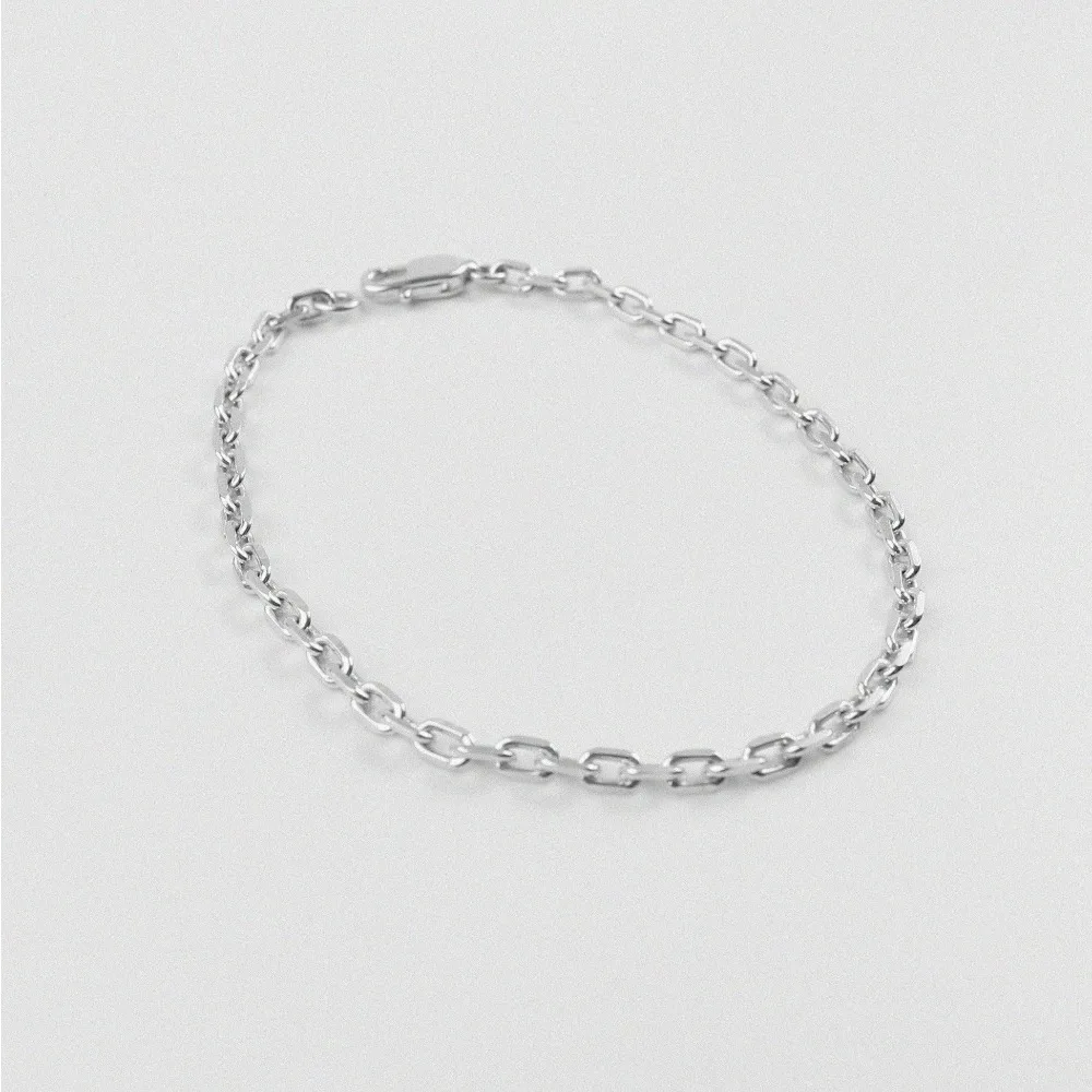 Silver Chain Bracelet — Silver