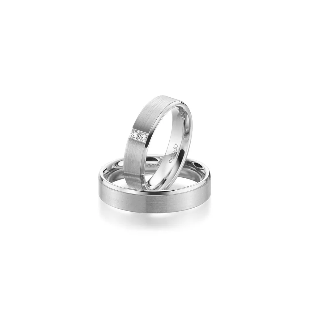 Classic Wedding Band Pair — Wedding Rings
