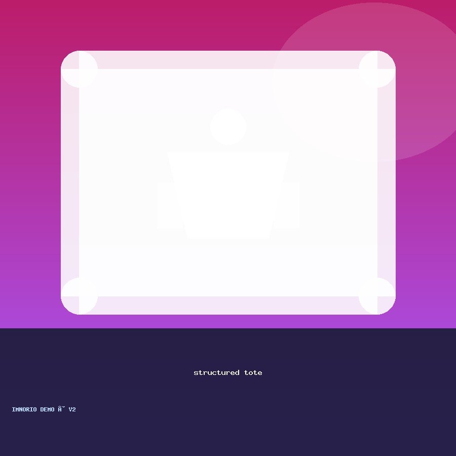 Structured Tote Bag product image — Bags